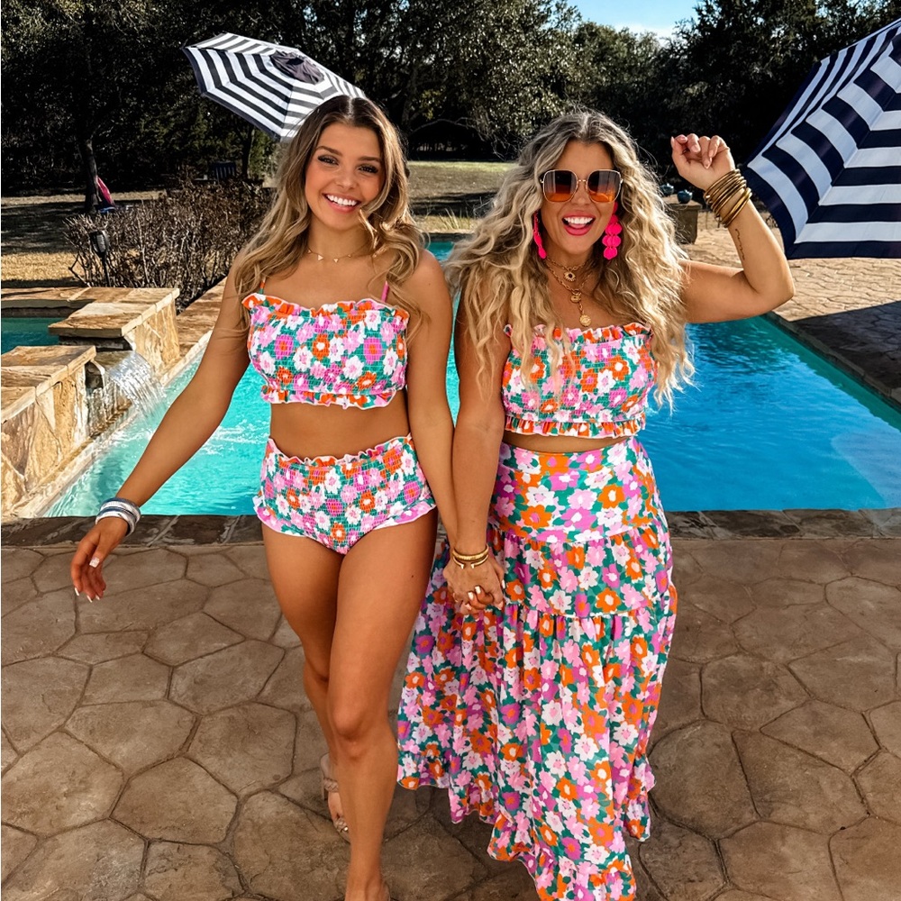 Almafi Blooms 3 Piece Swim